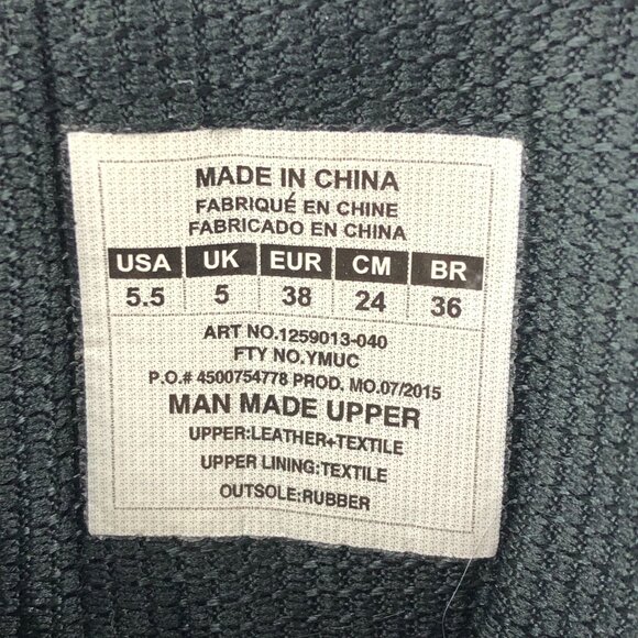 Under Armour Men's Size 5.5 Torch Graphite Grey Training Sneakers 1259013-040 - Picture 13 of 13